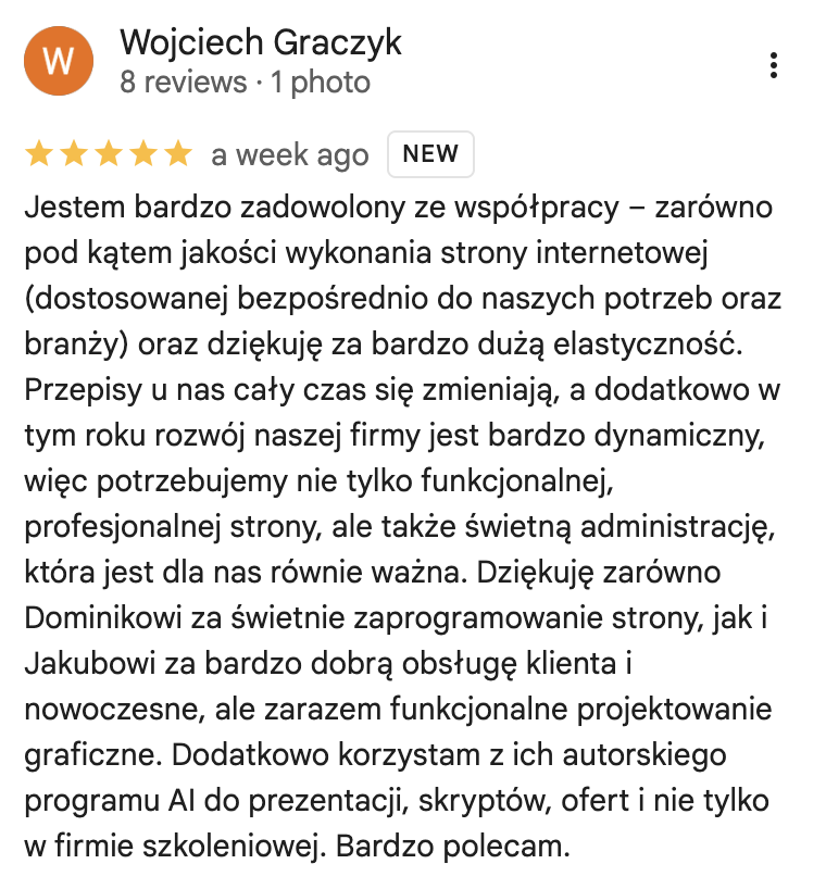 Korycki & Graczyk client review of working with Spectrum Flare